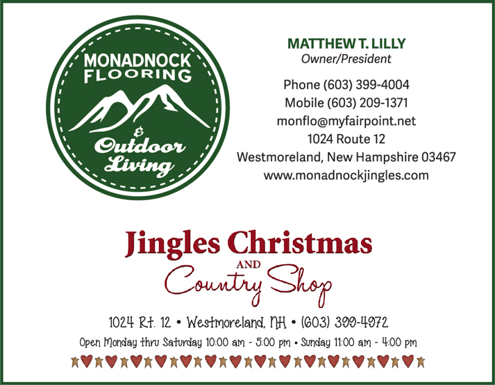 Monadnock Flooring - Jingles Christmas and Country Shop